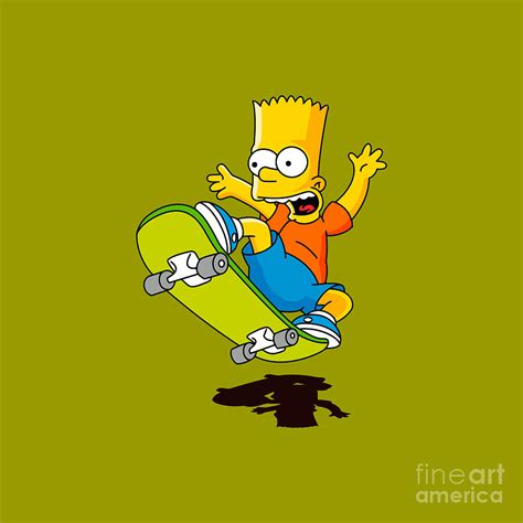 Bart Simpson Drawing by Hafshah Uyainah - Pixels