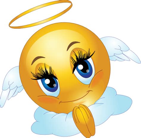 Angel Smiley | New emoticons, Emoji love, Funny emoji