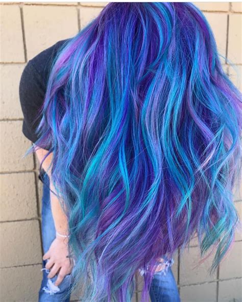 Hair Color Unique, Pretty Hair Color, Beautiful Hair Color, Blue Black ...