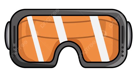 Goggles Cartoon Line Eye Protection, Cartoon Clipart, Line Clipart, Goggles Clipart PNG and ...