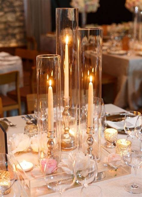 40 Glass Cylinder Wedding Centerpiece Ideas – Page 2 – Hi Miss Puff