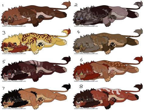 male lion adoptable. 3 and 6 are mine. enjoy! :3 | Lion king art, Lion king fan art, Big cats ...