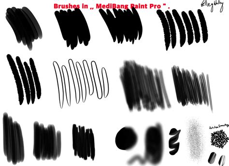 Brushes in MediBang Paint Pro by ElleyWalley on DeviantArt