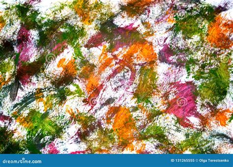 A Photo of an Abstract Gouache Painting Stock Image - Image of ...