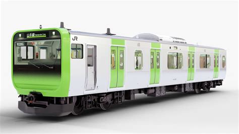 Japanese Train Head Interior Exterior Yamanote Line E235 Rigged 3D model rigged | CGTrader