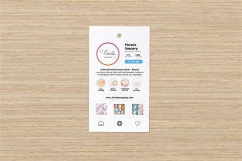 Instagram Business Card Templates for Etsy Sellers