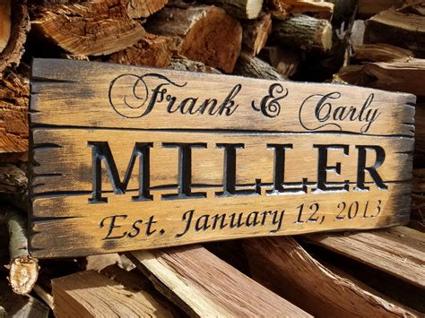 Rustic Custom Wood Signs Barn Wood Style Rustic Personalized | Etsy