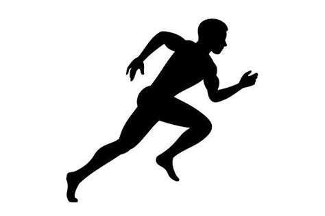 Runner Man Silhouette | Silhouette, Silhouette man, Running tattoo