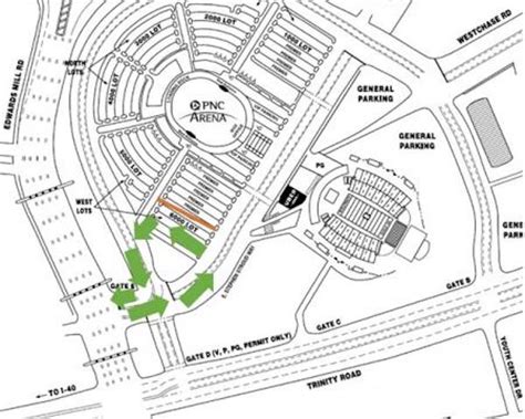 Pnc Park Parking Lot Map