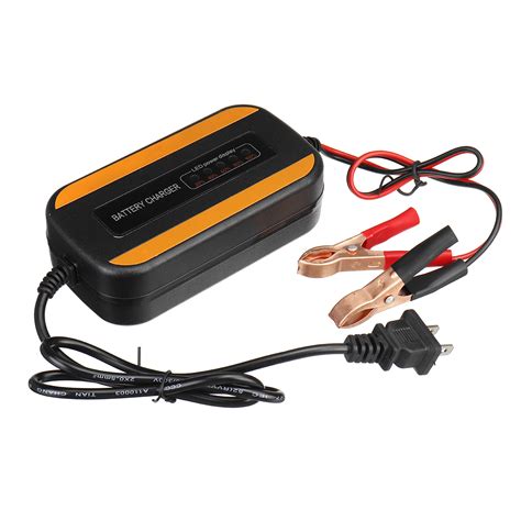 12V Battery Charger Maintainer AGM Charger For Car Motorcycle ATV