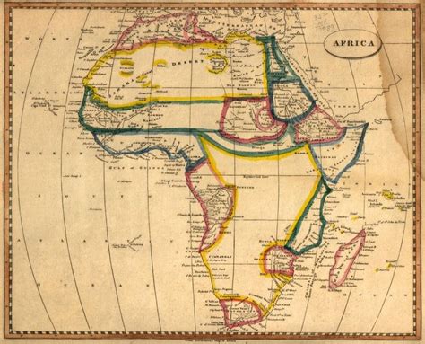 Map-of-Africa-1812 | Map, Africa map, Biblical hebrew