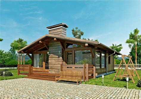 860 sq.ft PREFAB TIMBER FRAME KIT ENGINEERED WOOD HOUSE DIY BUILDING CABIN HOME | eBay in 2021 ...