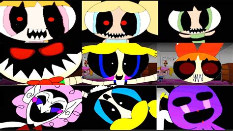 Five Nights at PowerPuff Girls 1,2,3 - All Jumpscares - YouTube