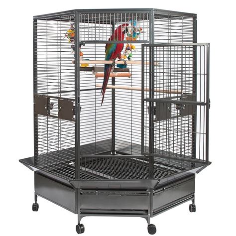 Rainforest Toronto Large Corner Parrot Cage (With images) | Parrot cage, Parrot cages for sale ...