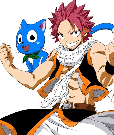 Natsu and Happy(final version) by Fakkun13 on DeviantArt