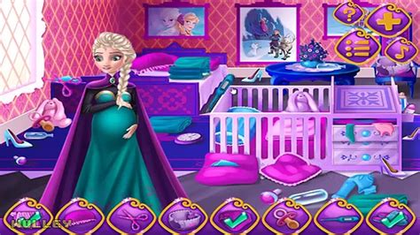 Pregnant Princess Elsa Surprise Baby Birth - Disney Frozen Elsa Baby Care & Dress Up Games ...