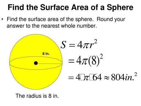 PPT - Surface Area and Volume of Spheres PowerPoint Presentation - ID ...