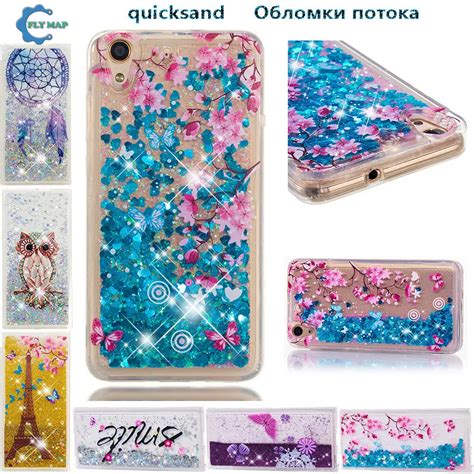 Quicksand Case For Huawei Y6II Y6 II Y62 2 Liquid Glitter Stars Phone Cover CAM L32 CAM L21 CAM ...