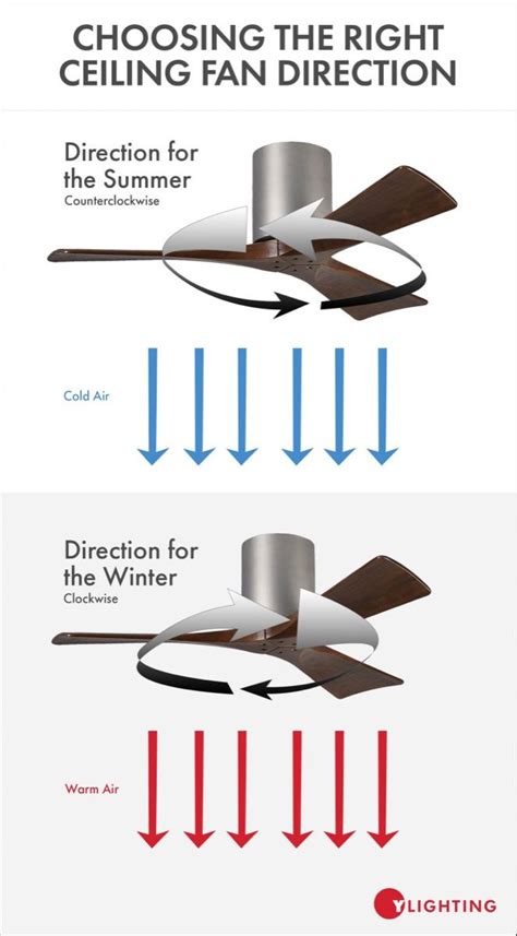 Choosing the Right Ceiling Fan Direction for both Summer + Winter ...