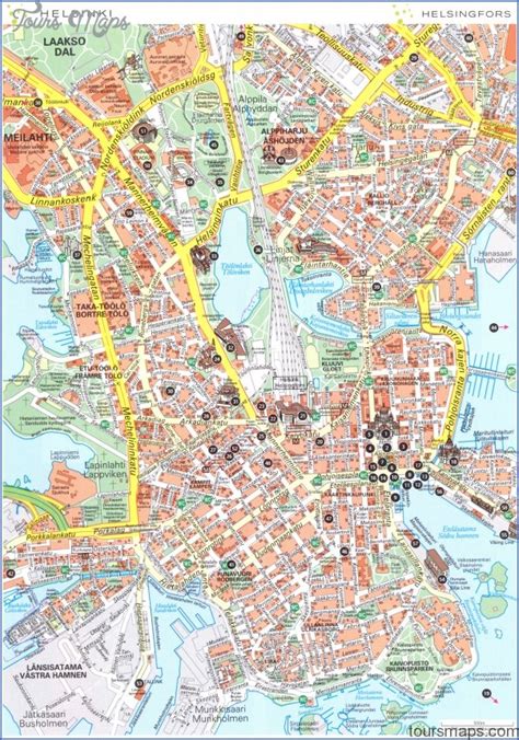 Helsinki Map - ToursMaps.com