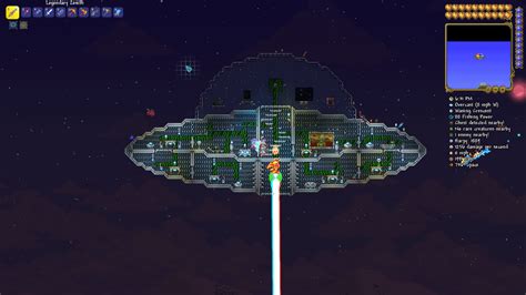 My UFO Build (with some help from my friend) : Terraria