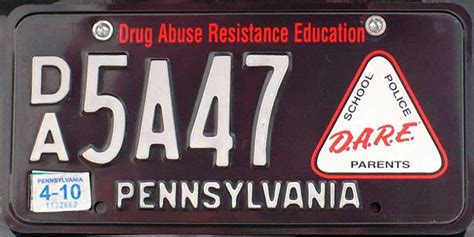 Pennsylvania License Plate Image