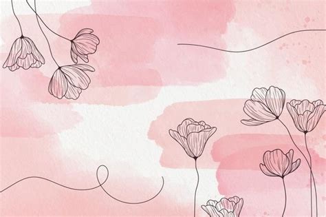 Premium Vector | Soft pastel background with flowers | Pastel background, Pink wallpaper laptop ...