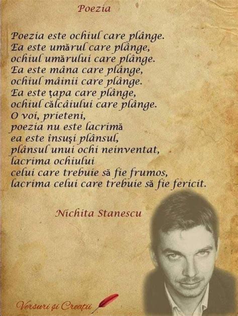 Nichita Stănescu - POEZIA