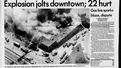 In 1986, two huge explosions rocked downtown Fort Worth. They changed ...