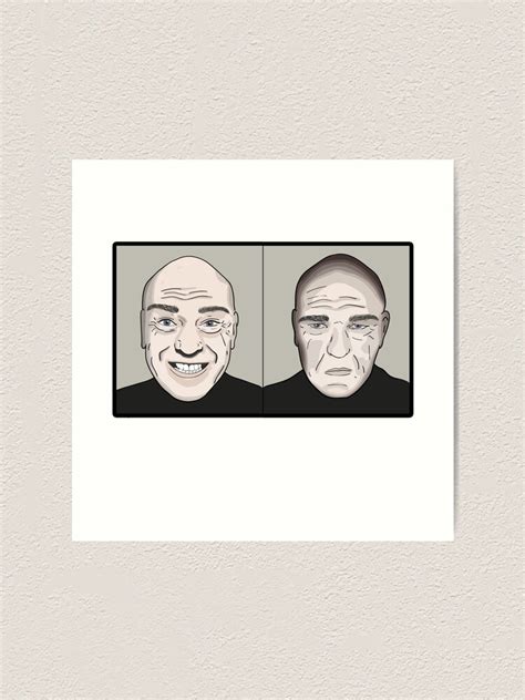 "Dean Norris Reaction Meme" Art Print by Barnyardy | Redbubble