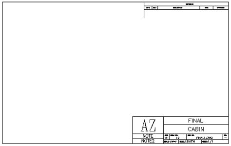 Template Autocad – denah