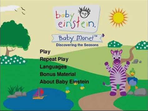 🦓Baby Monet DVD Menu 2005 - YouTube