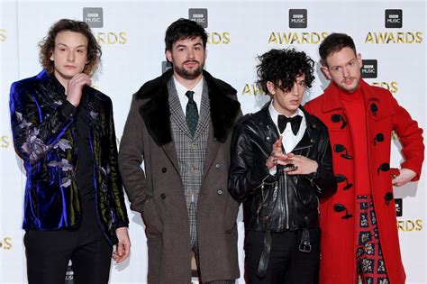 The 1975 - Matthew Healy, Adam Hann, Ross MacDonald, and George Daniel ...