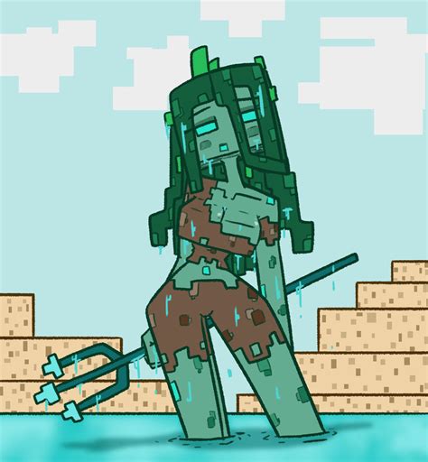 Minecraft Drowned by Deterex525 on DeviantArt