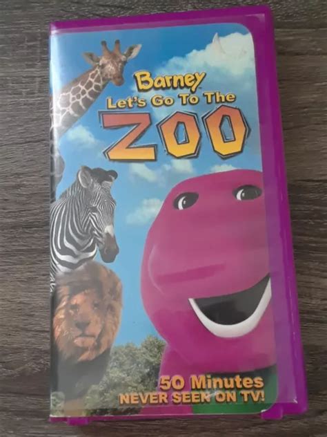 BARNEY - LETS Go to the Zoo (VHS, 2001) EUR 3,91 - PicClick FR