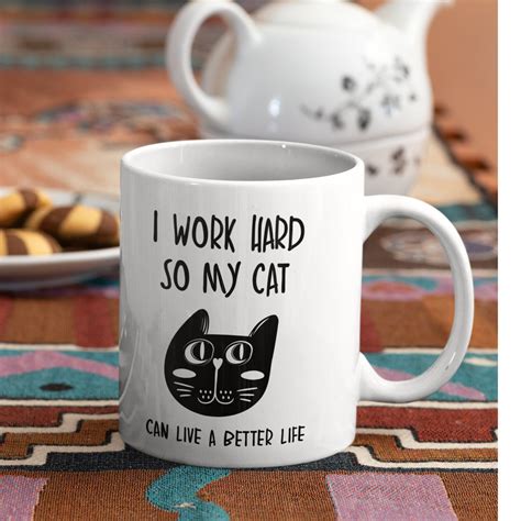 Funny Cat Lady Mug 11oz Ceramic Mug Coffee Tea Gift - Etsy