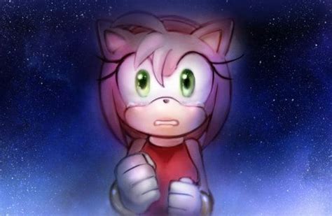 Amy is scared... | Sonic the hedgehog, Sonamy comic, Sonic