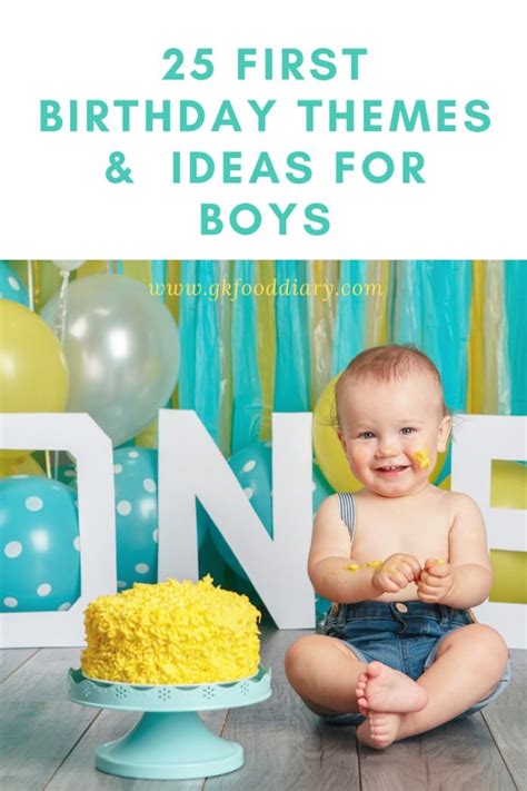 25 First Birthday Themes and Ideas For Boys | Baby boy first birthday, 1st birthday themes, Baby ...