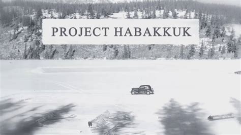 The story of Project Habakkuk | They built an aircraft carrier out of ...