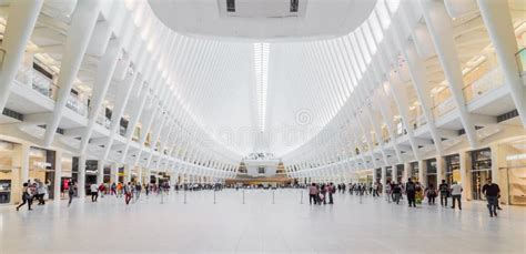 The OCULUS. the Oculus Transportation Hub at New World Trade Center NYC Subway Station. New York ...