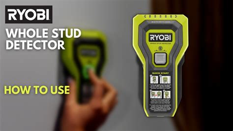 Ryobi Stud Finder Manual