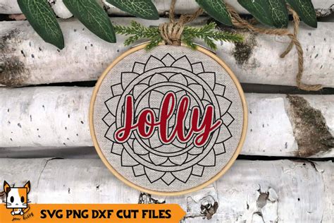 Christmas Ornament SVG | Mandala SVG Bundle - So Fontsy