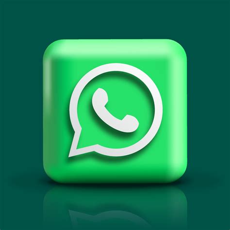 Premium Vector 3d Whatsapp Logo Icon In Circle An - buickcafe.com