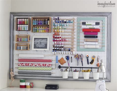 Extra Large Pegboard for Craft Room Organization