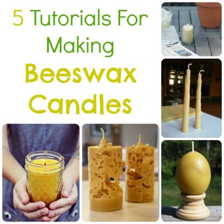 5 Tutorials For Making Beeswax Candles – Candle Making