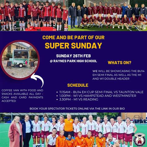 Super Sunday - 26th February at Raynes Park High School!