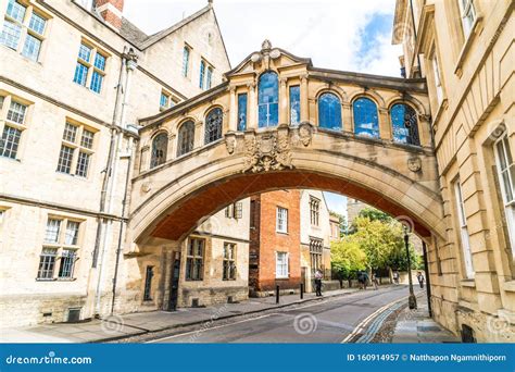 OXFORD, UNITED KINGDOM - AUG 29 2019 : the Bridge of Sighs Connecting ...