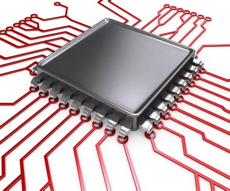 0914 Black Processor Chip On Circuit Board Stock Photo | Templates PowerPoint Slides | PPT ...