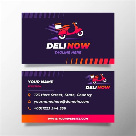 Delivery Business Card Images - Free Download on Freepik