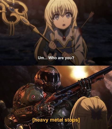 Some Goblin Slayer memes my friends and I have sent to each other. | Funny gaming memes, Anime ...